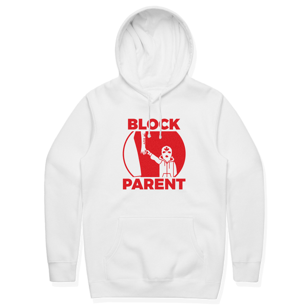 Block Parent Pullover - White