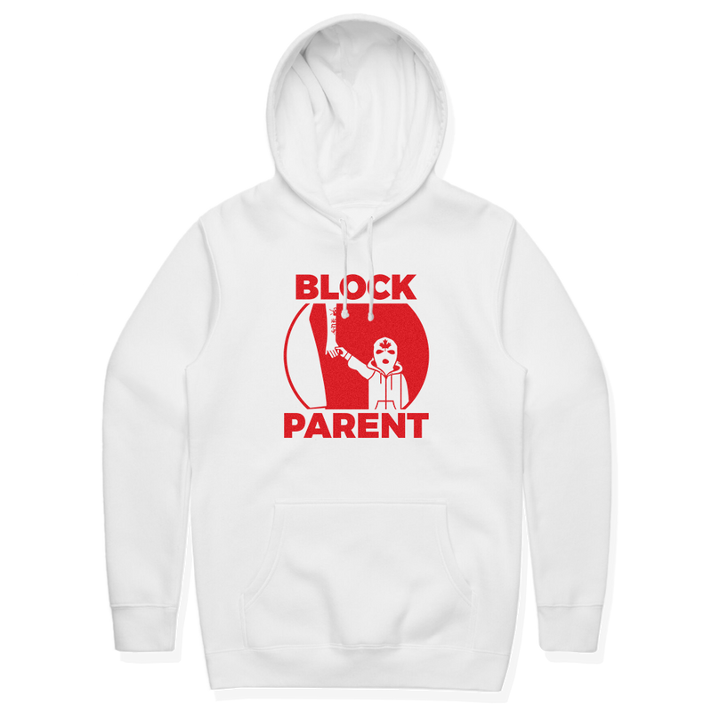Block Parent Pullover - White