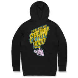 Ephin Hood Pullover - Black