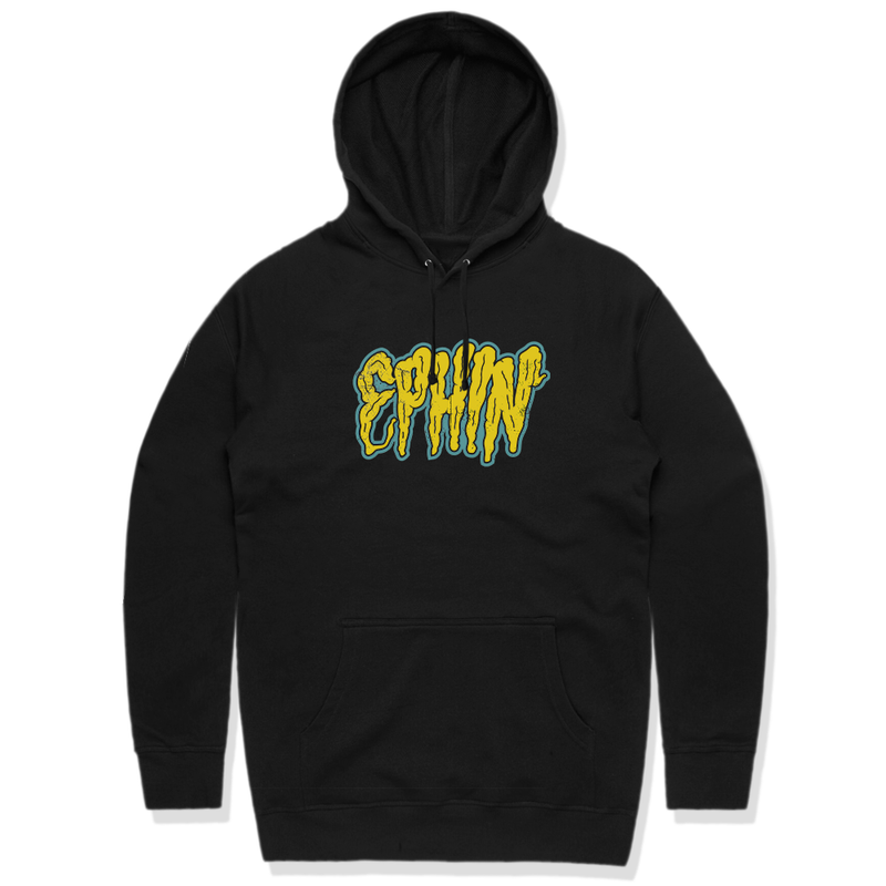 Ephin Hood Pullover - Black