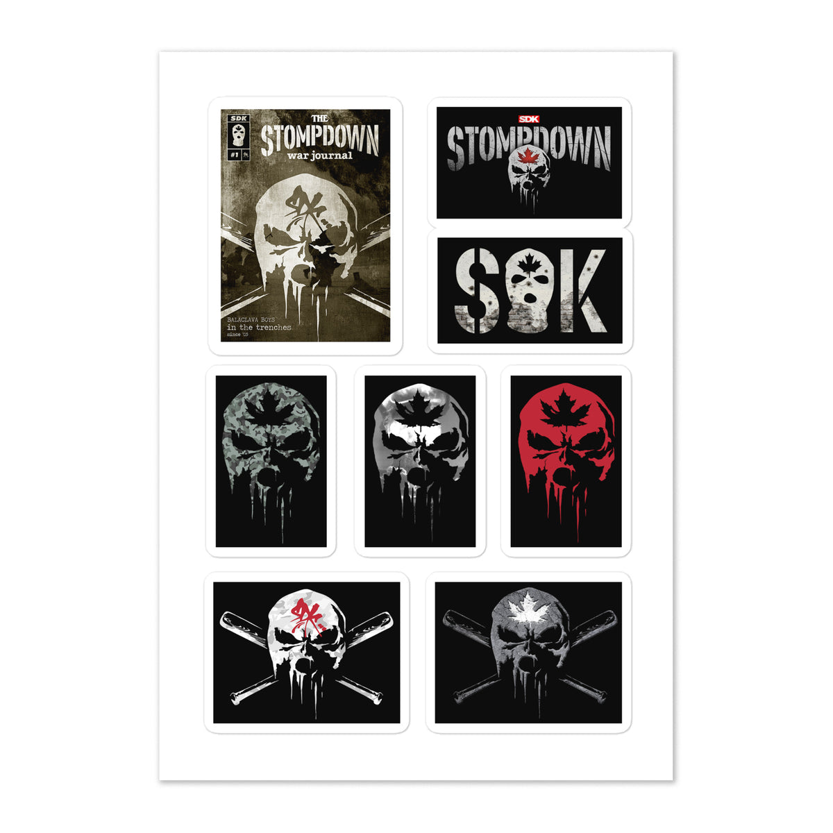 SDK War Journal Sticker Pack