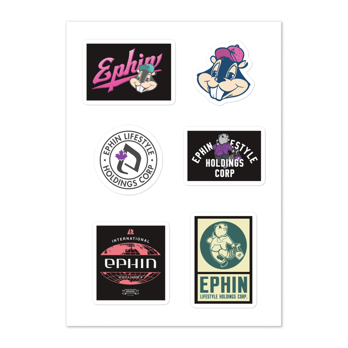 Ephin Sticker Pack
