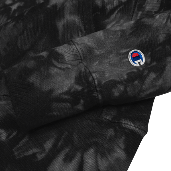 Champion Tie-Dye Pullover - Grayscale